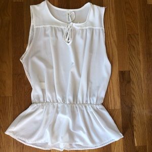 Boutique white top